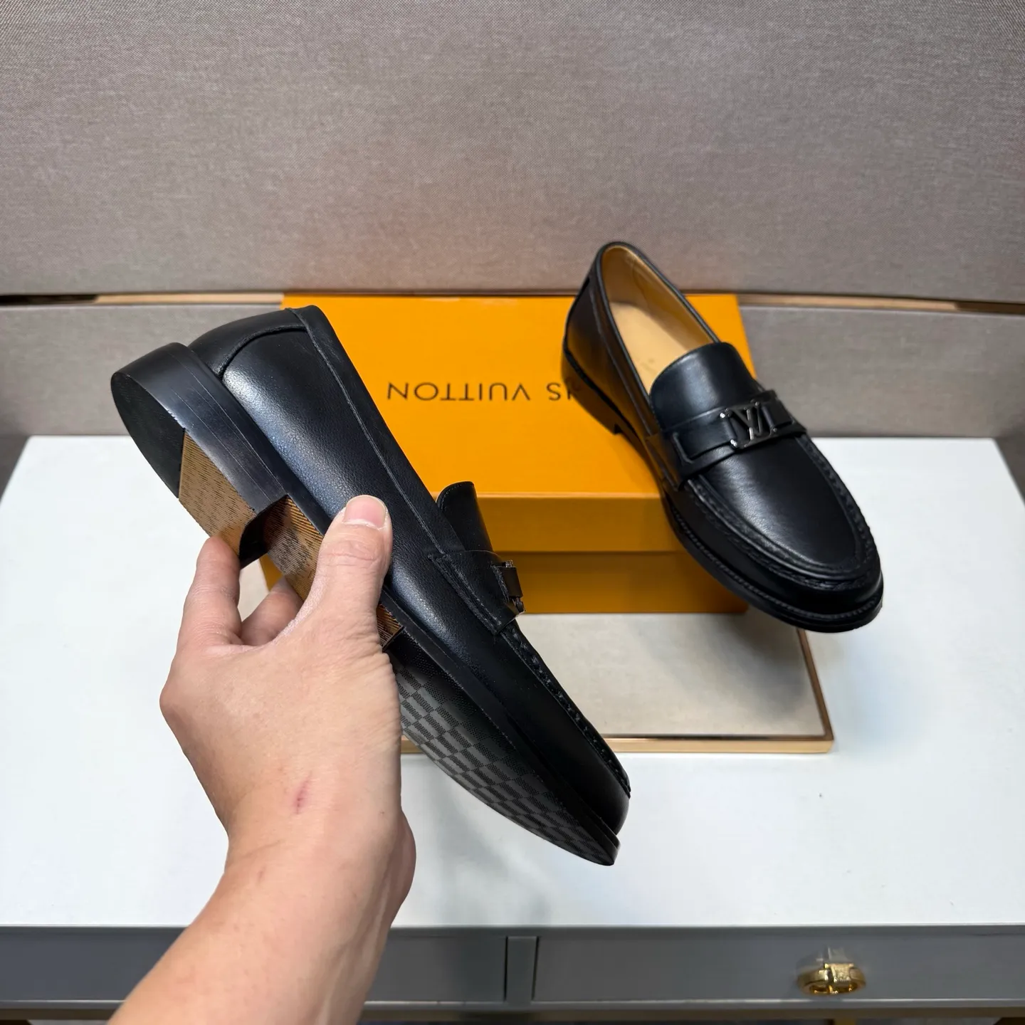 Men's men's shoes 💰pp480 [LV～] Men's casual leather shoes 2025z cabinet sales simultaneously 🔶Size: 38-44#️⃣ 🔷3 colors🔜The upper is made of multi-material splicing ➕Genuine leather lining, comfortable and breathable, sole: original comfortable and wear-resistant outsole, ⚠️real thing📱photographed🎬real thing is better📢📢📢